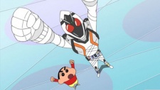 仮面ライダーフォーゼ×クレヨンしんちゃん 封面